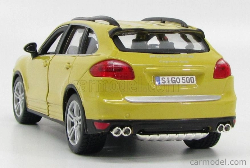 Bburago Plus Porsche Cayenne Turbo 1:24 žltá