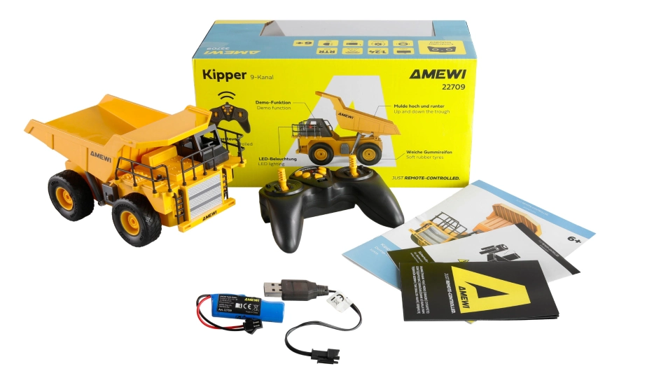 RC dumper sklápač 9-kanálový 1:24 RTR