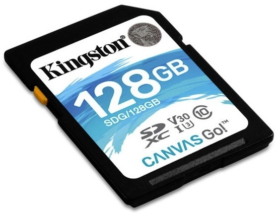 Kingston 128GB SDXC Canvas Go (90R/45W)