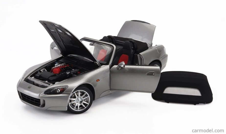 Motorhelix Honda S2000 (ap2) Spider With Engine And Accessories 2000 1:18 Silver