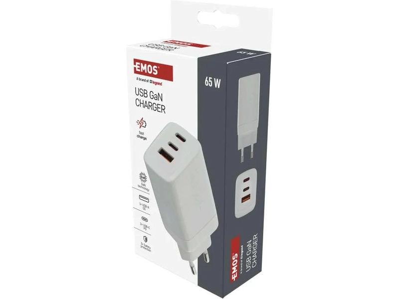 Napájací adaptér GaN PD 65W USB (napájanie)