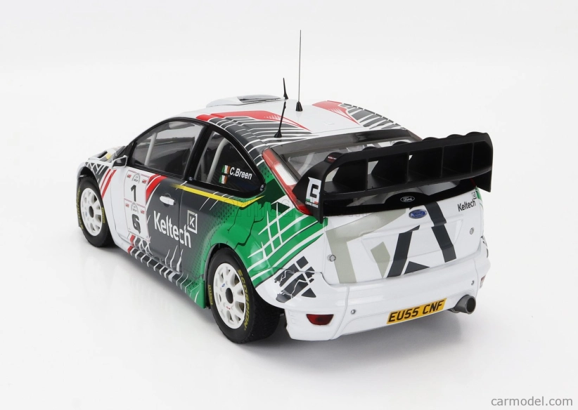 Sun-star Ford england Focus Rs Wrc Keltech N 1 Winner Rally Sprint Cff Group Boggeragh 2022 Craig Breen - Peter Brennan 1:18 Biela Zelená Sivá