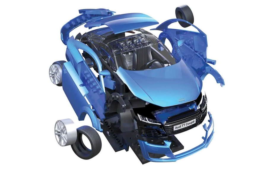 Airfix Quick Build – Audi TT Coupe – Blue