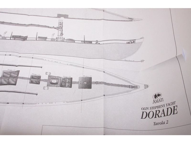 AMATI Dorade plachetnica Fastnet cup 1931 1:20 kit