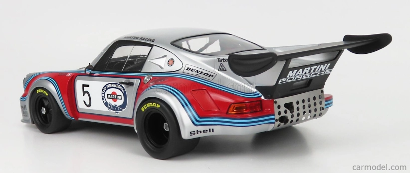 Cmr Porsche 911 930 Carrera Rsr Turbo 2.1l Team Martini Racing N 5 1:12, stříbrná