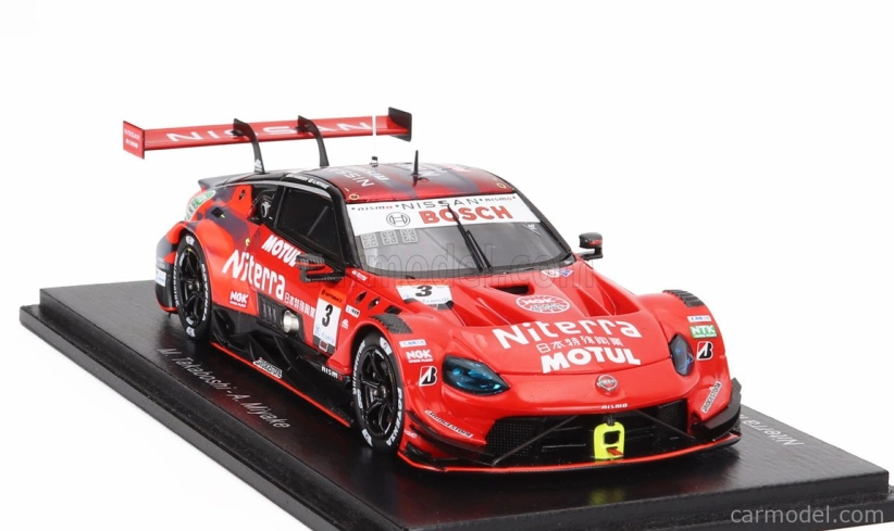 Spark-model Nissan Z Team Nismo Nddp N 3 Gt500 Class Super Gt 2024 Mitsunori Takaboski - Atsushi Miyake 1:43 Červená čierna