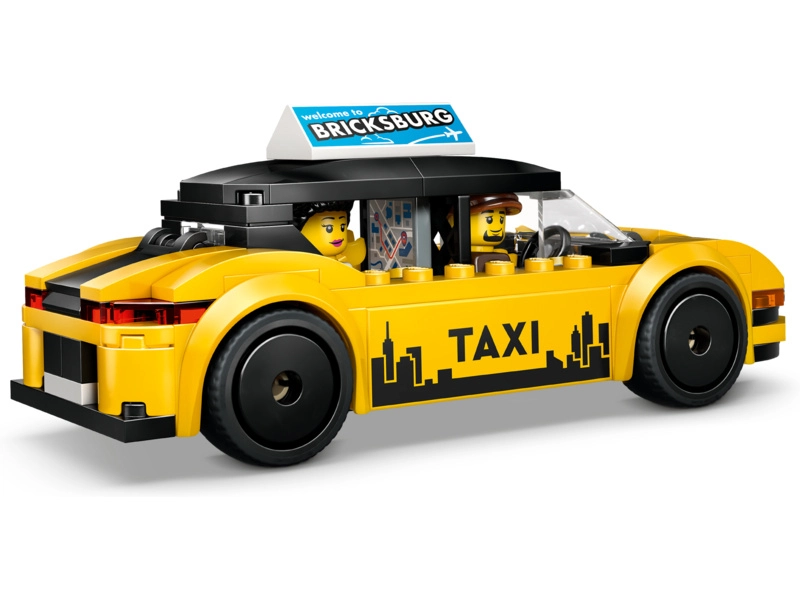 LEGO City - Žltý taxík