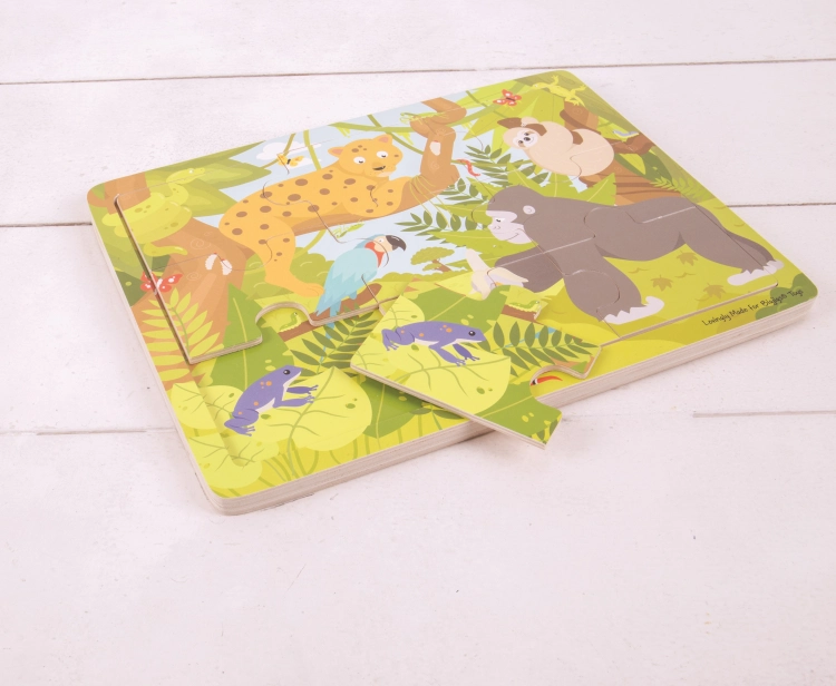 Bigjigs Toys Dřevěné puzzle jungle