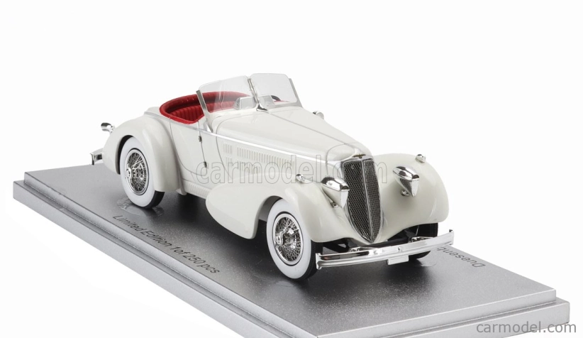 Kess-model Duesenberg Model A Krueger Special Roadster Open 1934 1:43 Svetlo šedá