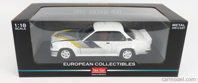 Sun-star Opel Ascona 400 1980 1:18 Bílá