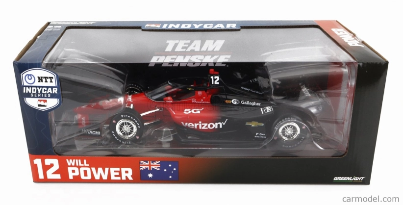 Greenlight Chevrolet Team Penske N 12 1:18, červená