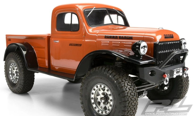 1946 Dodge Power Wagon číra karoséria pre 12.3 (313mm) podvozky