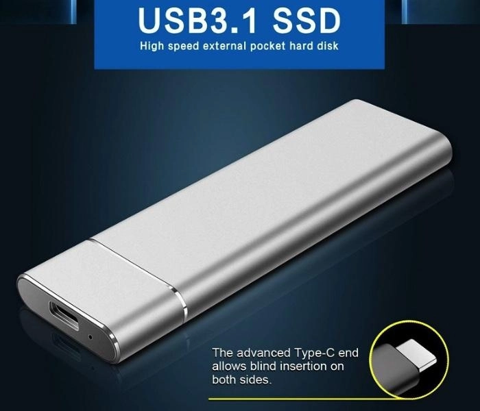 14TB MINI pevný disk SSD z hliníkovej zliatiny Farba: čierna