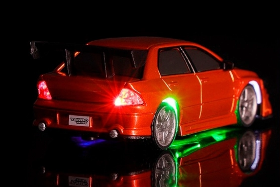 RC auto 1/76 C76 RC Sports Car RTR, červená