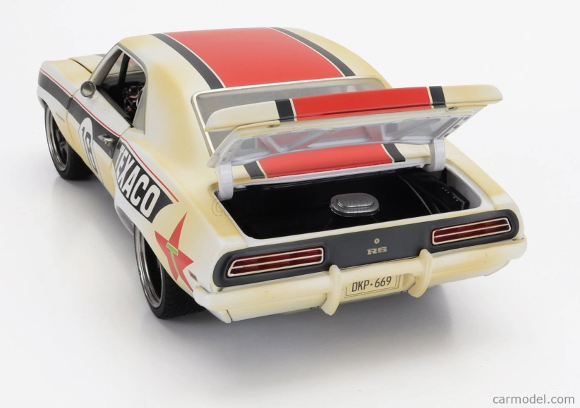 Gmp Chevrolet Camaro Rs Coupe N 18 Texaco Racing 1969 1:18 Biela červená čierna