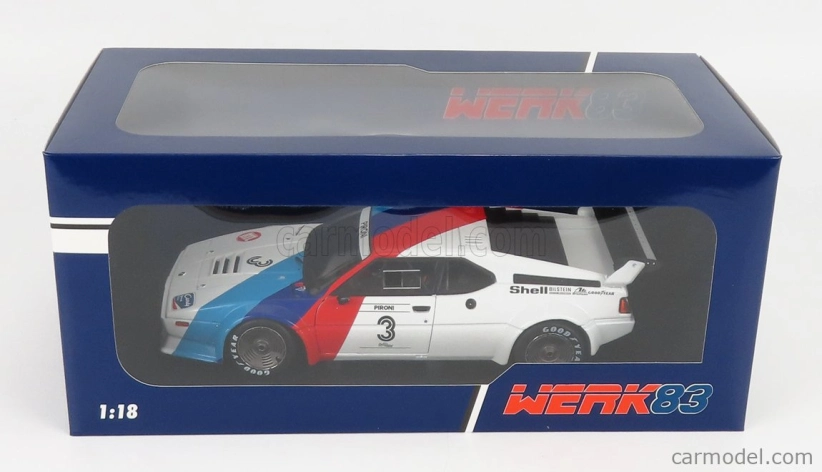 Werk83 BMW M1 Procar Team Bmw Motorsport N 3 Procar Series Hockenheim 1979 D.pironi 1:18 Bílá Červená Modrá