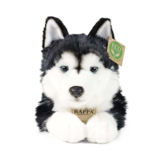 Rappa Plyšový pes husky 36 cm ECO-FRIENDLY