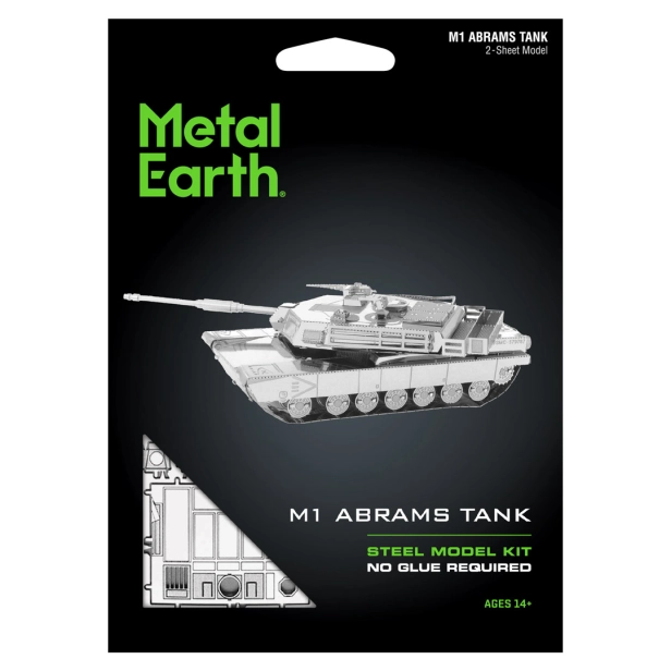 Oceľová stavebnica M1 Abrams tank