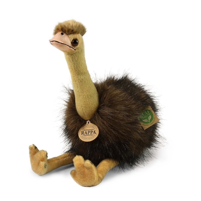 Rappa Plyšový vták Emu 28 cm ECO-FRIENDLY