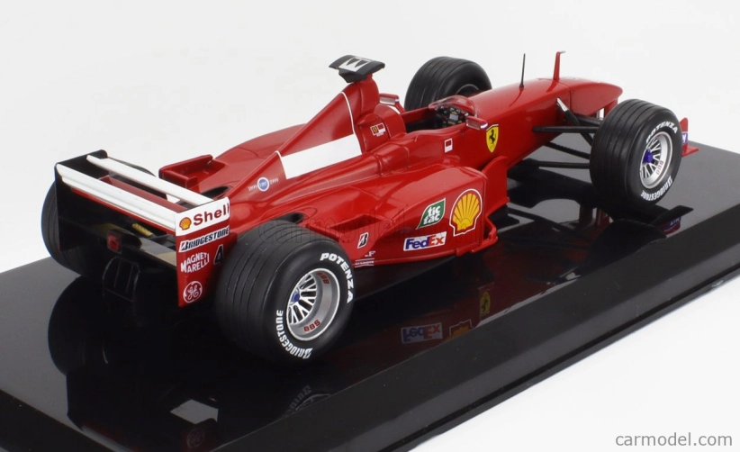 Edicola Ferrari F1 F399 Scuderia Ferrari N 4 Season 1999 Eddie Irvine - Con Vetrina - With Showcase 1:24 Red
