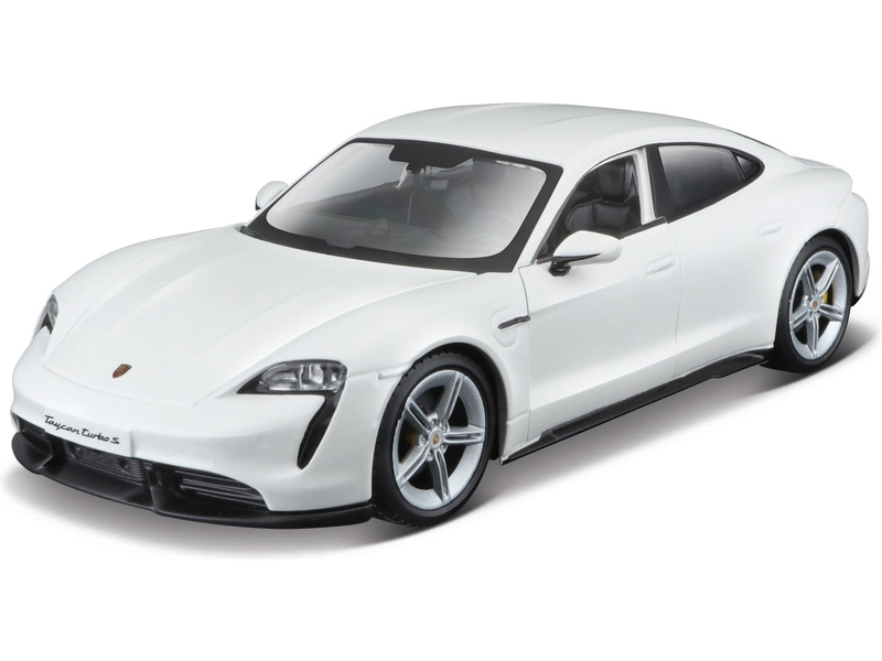 Maisto Porsche Taycan Turbo S 1:44 bílá