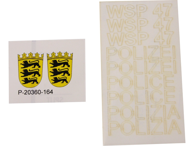 RC stavebnica Krick policajný čln WSP47 kit