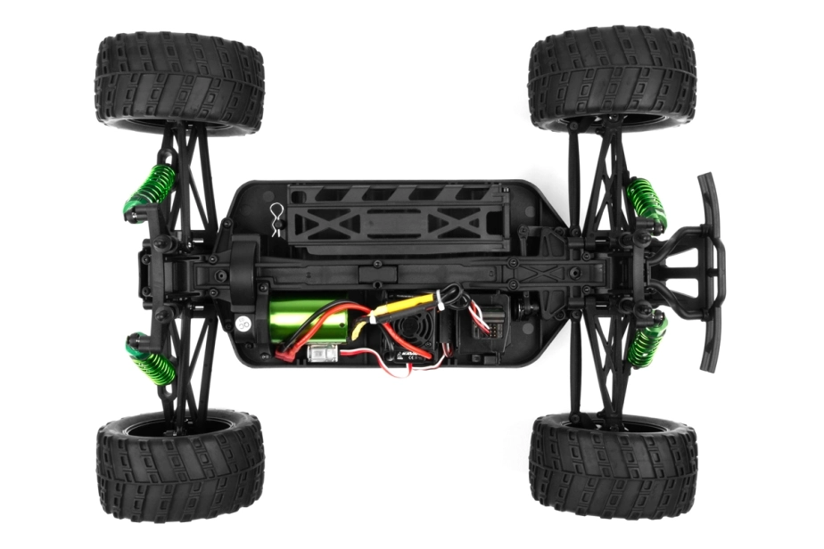 BAZAR-RC auto KAVAN GRT-10 Thunder Brushless 2,4 GHz 4WD Monster Truck 1:10, modrá