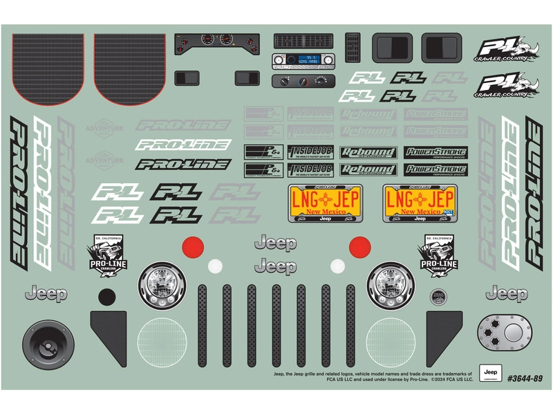 Karoséria Pro-Line 1:10 2004 Jeep LJ (rázvor 313 mm): crawler