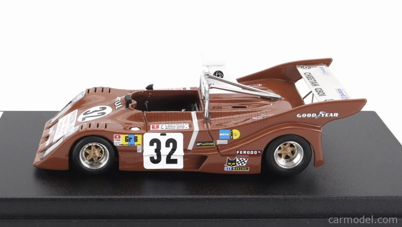 Trofeu Cheetah G501 Team Cheetah Racing Cars N 32 24h Le Mans 1977 Andre Chevalley - Wink Bancroft - Francois Trisconi 1:43 hnedá biela