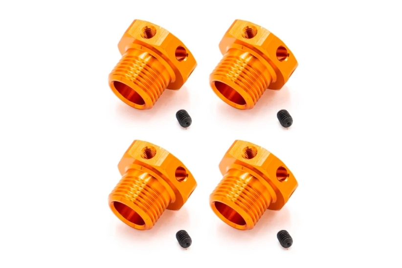 17 mm objímky kolies vrátane uzamykacích šnekov