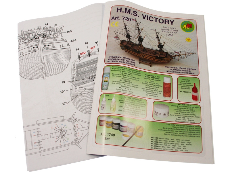 Mantua Model HMS Victory 1:200 kit