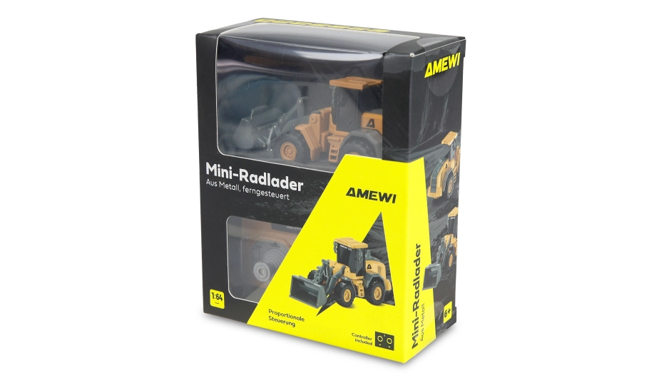 Kovový kolový nakladač, proporcionální, 8kanálový, 1:64 RTR 4WD