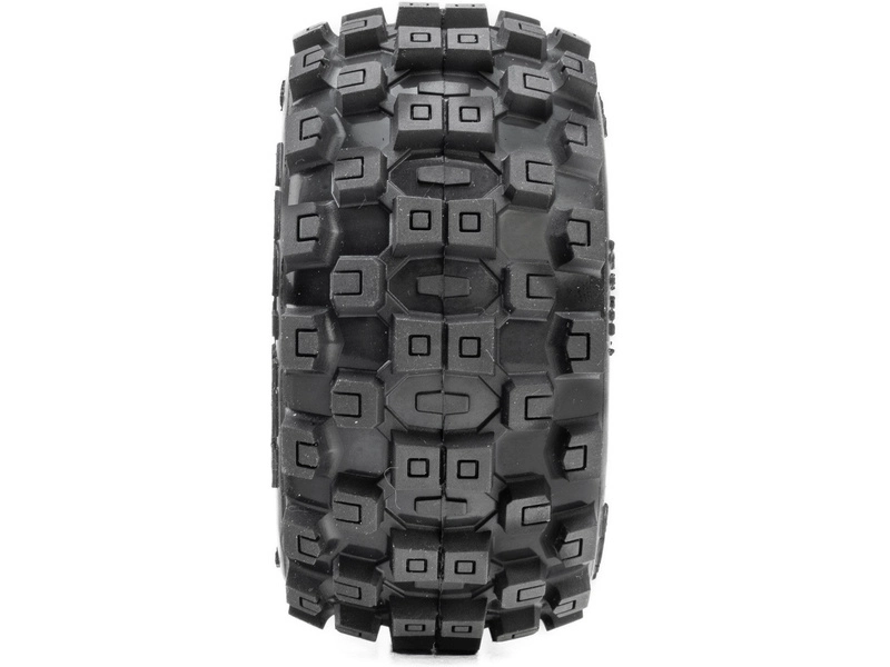 Pro-Line koleso 1:16, pneu Badlands, disk čierny H12mm (2): Arrma Mini Kraton