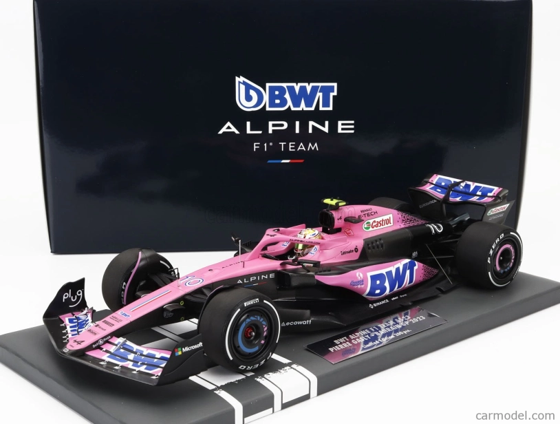 Minichamps Alpine F1 A523 Team Bwt Alpine N 10 Season 2023 Pierre Gasly 1:18 Modrá Růžová