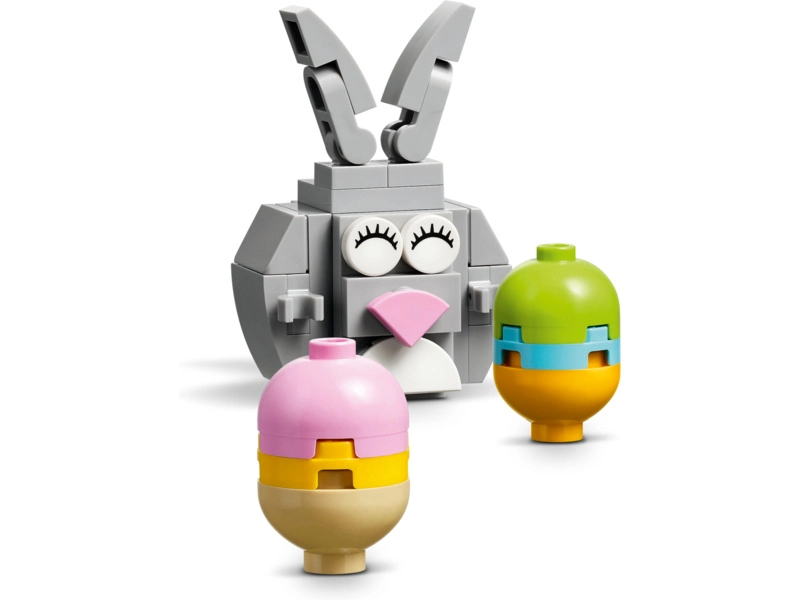LEGO Iconic - Velikonoční zajíček, kuřátko a sběr vajíček