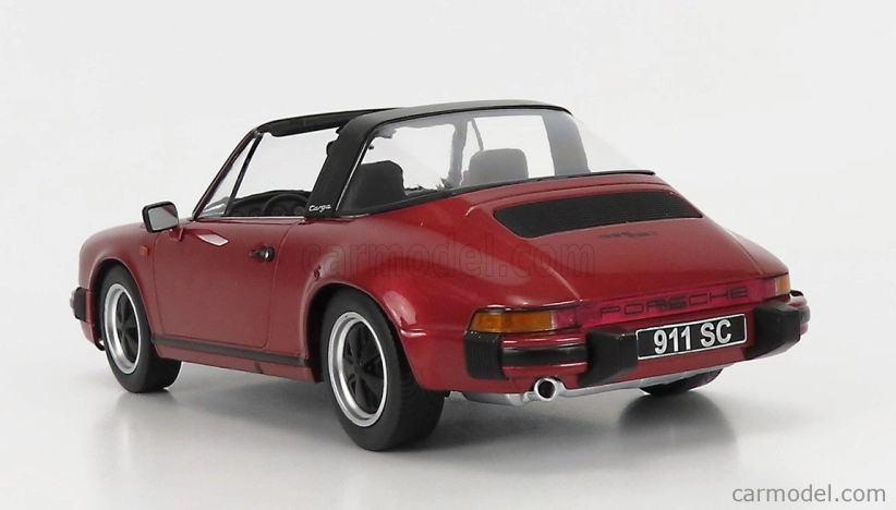 Kk-scale Porsche 911 Sc Targa 1983 - With Extra Hard-top 1:18 Red Met