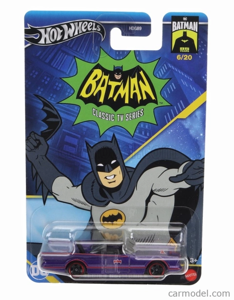 Mattel hot wheels Batman Set Assortment 24 Batman Cars Pieces 1:64 Různé