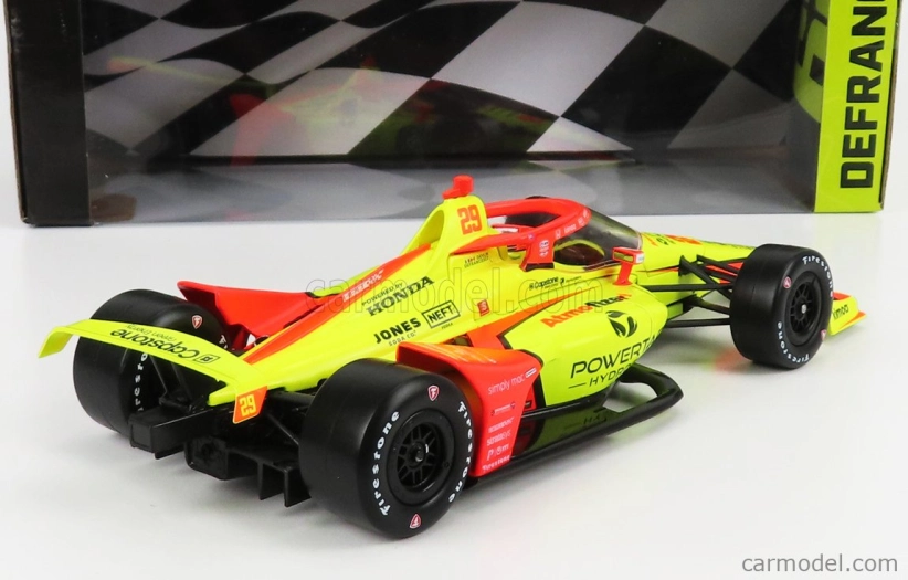 Greenlight Chevrolet Team Andretti Autosport N 29 Indianapolis Indy 500 Series 2022 Devlin De Francesco 1:18 Žltá červená