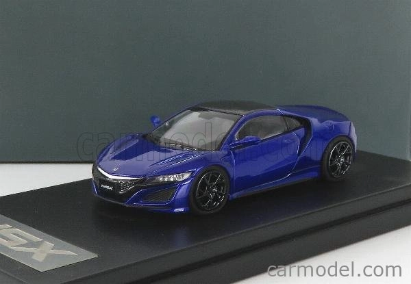 LCD model Honda Nsx 2017 1:64 Modrá