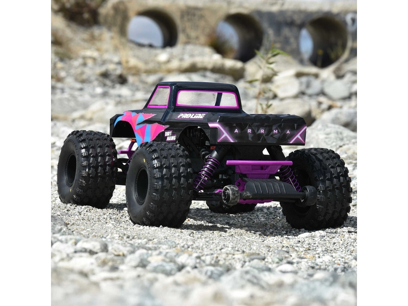 Pro-Line bike 1:10 s pneumatikami Dirt Hawg 2.0 2.6", čierny disk Zásoby (2): Arrma Quake, Gorgon
