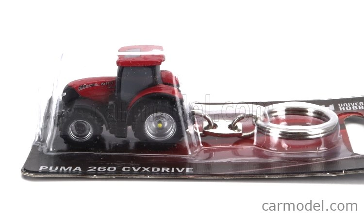 Universal hobbies Case-ih Portachiavi - Keyring Puma 260 Cvx Drive Tractor 2022 - Cm. 4.0 1:87 Červená Černá