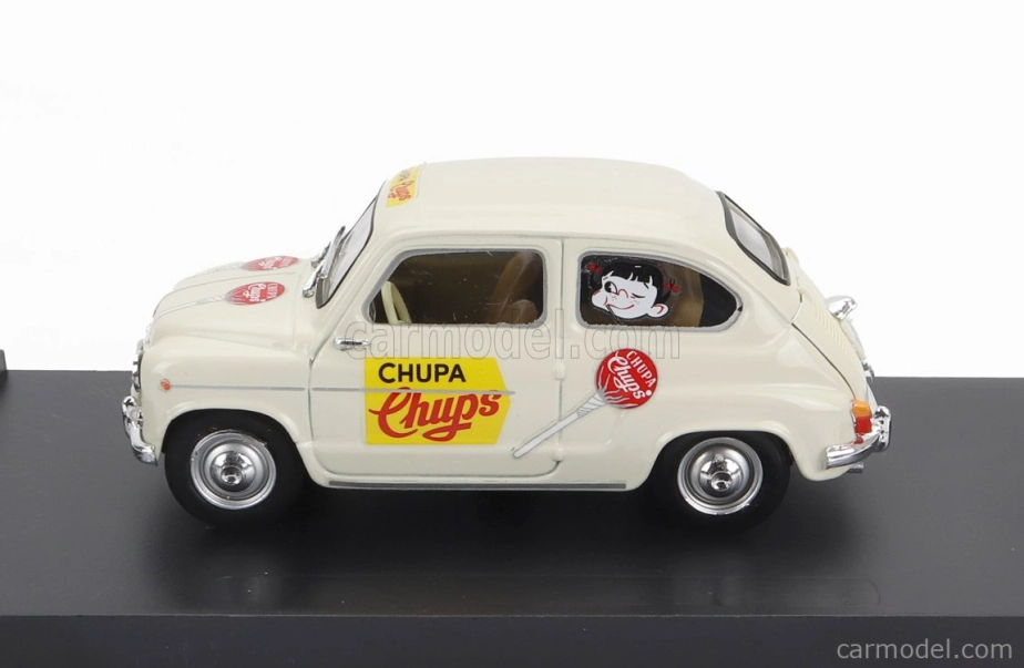 Brumm Seat 600d Commerciale Chupa Chups 1960 1:43 Bílá