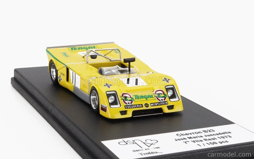 Trofeu Chevron B23 N 11 7. Rally Vila Real 1973 Jose Maria Juncadella 1:43 Žltá