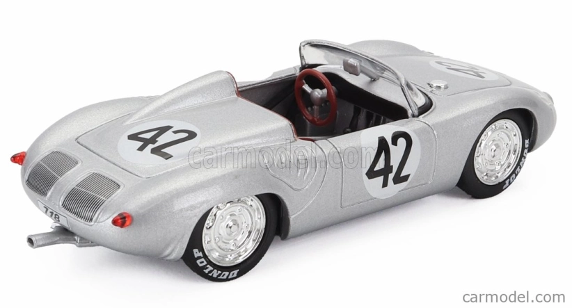 Edicola Porsche 718 Rs60 Team Joakim Bonnier N 42 Víťaz 12h Sebring 1960 Hans Herrmann - Olivier Gendebien 1:43 Striebro
