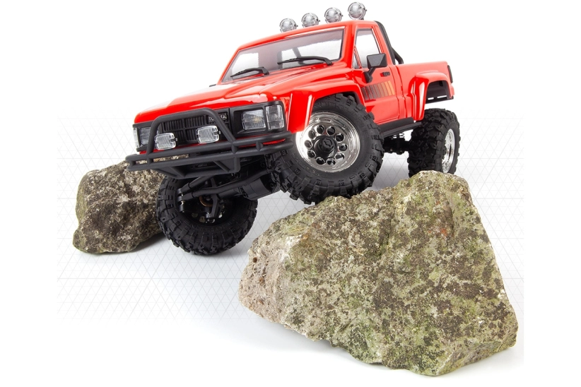 RC auto Venture18 1985 Toyota Hilux SR5, červená