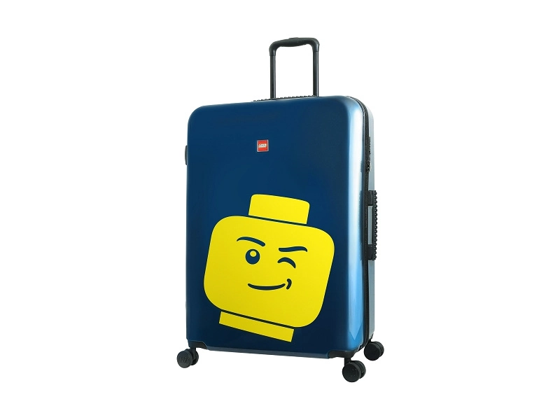 Cestovný kufor LEGO Minifigure Head 28" - námornícka modrá