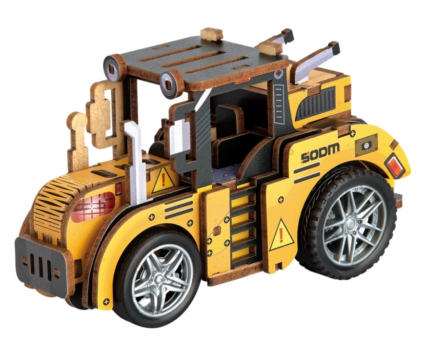 2Kids Toys 3D dřevěná skládačka Traktor