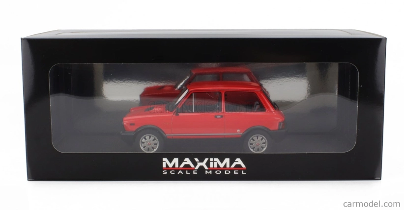 Maxima Autobianchi A112 Abarth Vii-series 1984 1:18 Rosso Corsa Červená
