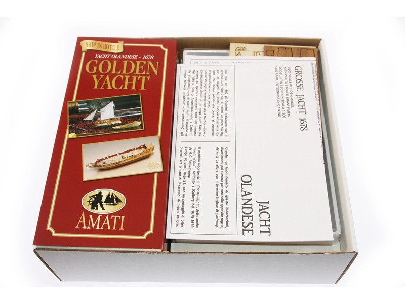 AMATI Golden Yacht 1:300 kit do fľaše