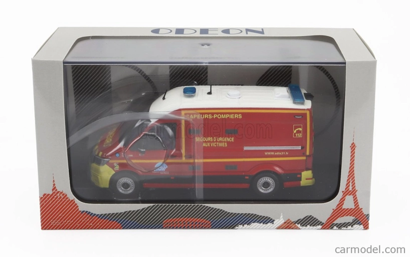 Odeon MAN Tge L2h2 Gifa Vsav Sdis 31 Haute-garonne Vehicule De Secours Et D'assistance Aux Victimes Sapeurs Pompiers 2020 1:43 Červená Biela Žltá